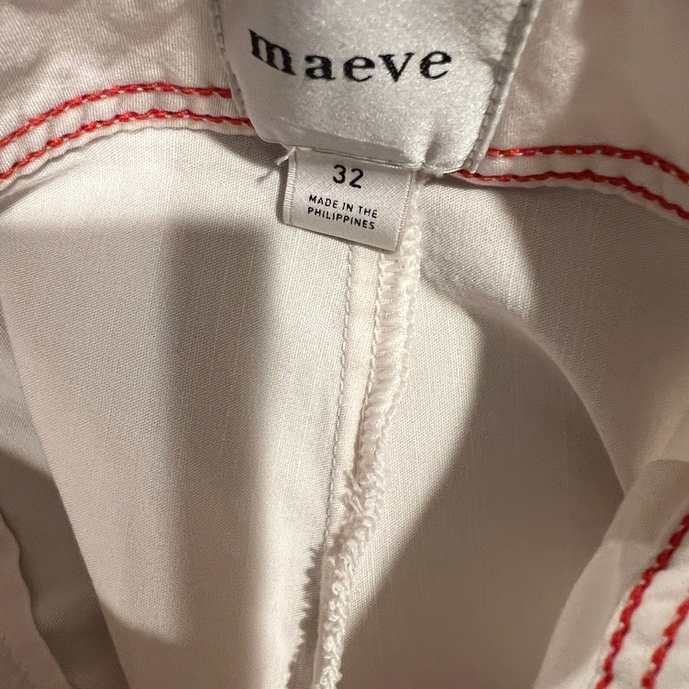 Anthropologie Maeve NWT Side stripe pants Sz 32 - Picture 7 of 7